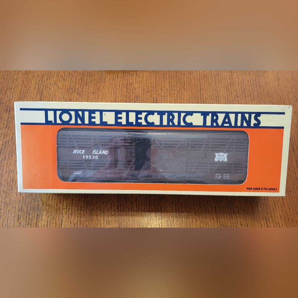 Lionel Trains Rock Island Stock Car